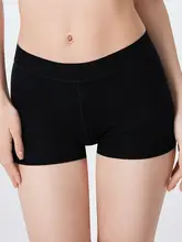 高腰ノンライン安全パンツ【抗菌・コットン・モダール】