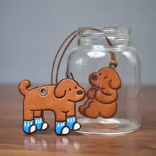 かわいい小犬のキーホルダー【ユニークなアクセサリー・高品質】