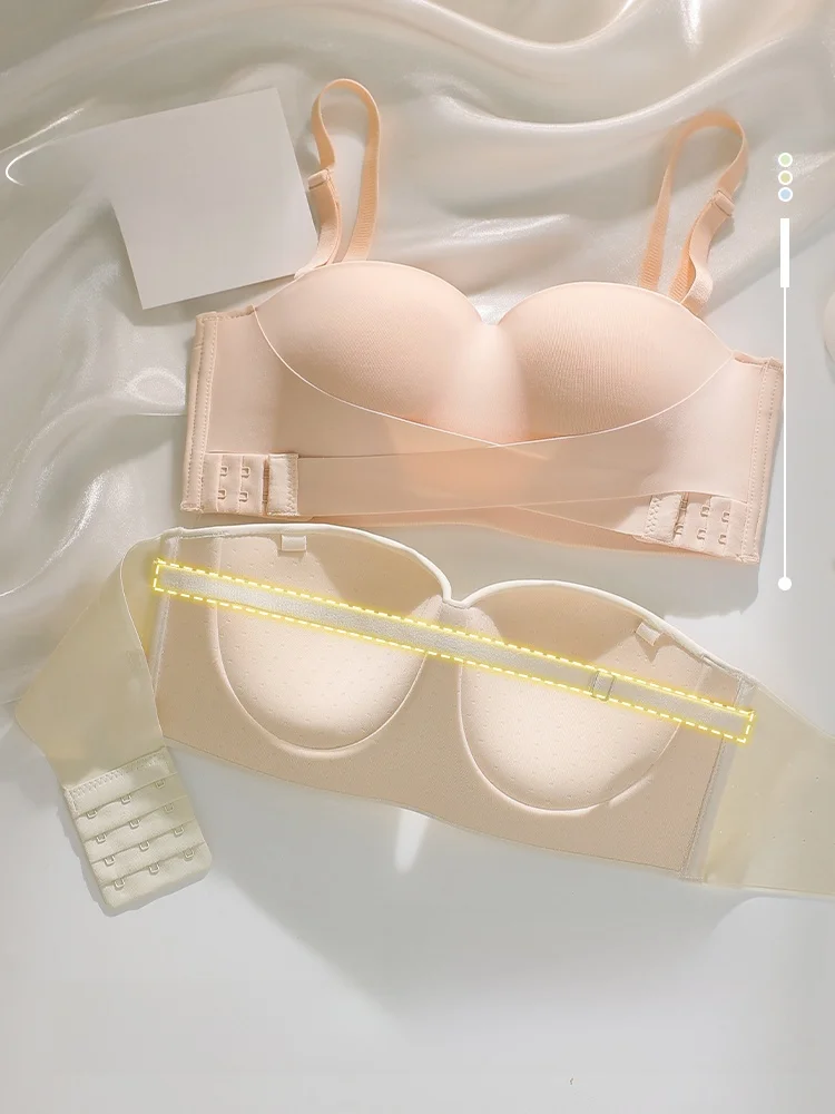 前留めビスチェブラジャー：肩紐落ち防止と小胸を美しく見せる設計