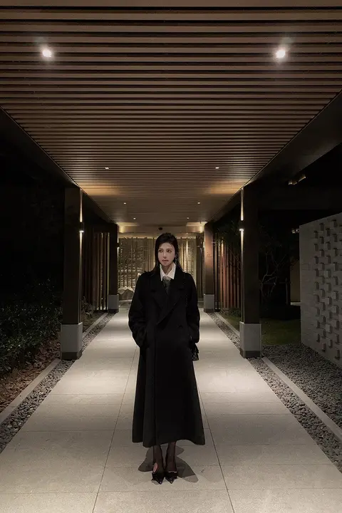 ASM ANNA ウールロングコート【冬用・高級感・優雅なデザイン】