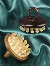 天然牛角櫛 頭部マッサージ 使用シーン: 髪のケア 材料: 牛の角