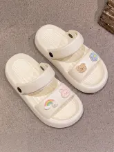 快適な厚底防滑EVA製サンダル【夏用・オープントゥ・ファッションデザイン】（セットアップ対応）