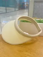 UVカット空きトップ女性用ハット【ファッション・氷丝・サンバイザー・ヘアクリップ付き】