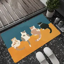 猫と犬用 硅藻土製防滑マット【吸水速乾・バスルーム・ト  イレ用】