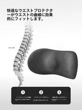 車用 腰サポートクッション【ドライビングシート用・通気性・快適設計】