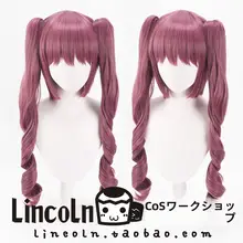 双馬尾デザイン コスプレ用ウィッグ【花園百合鈴スタイル】