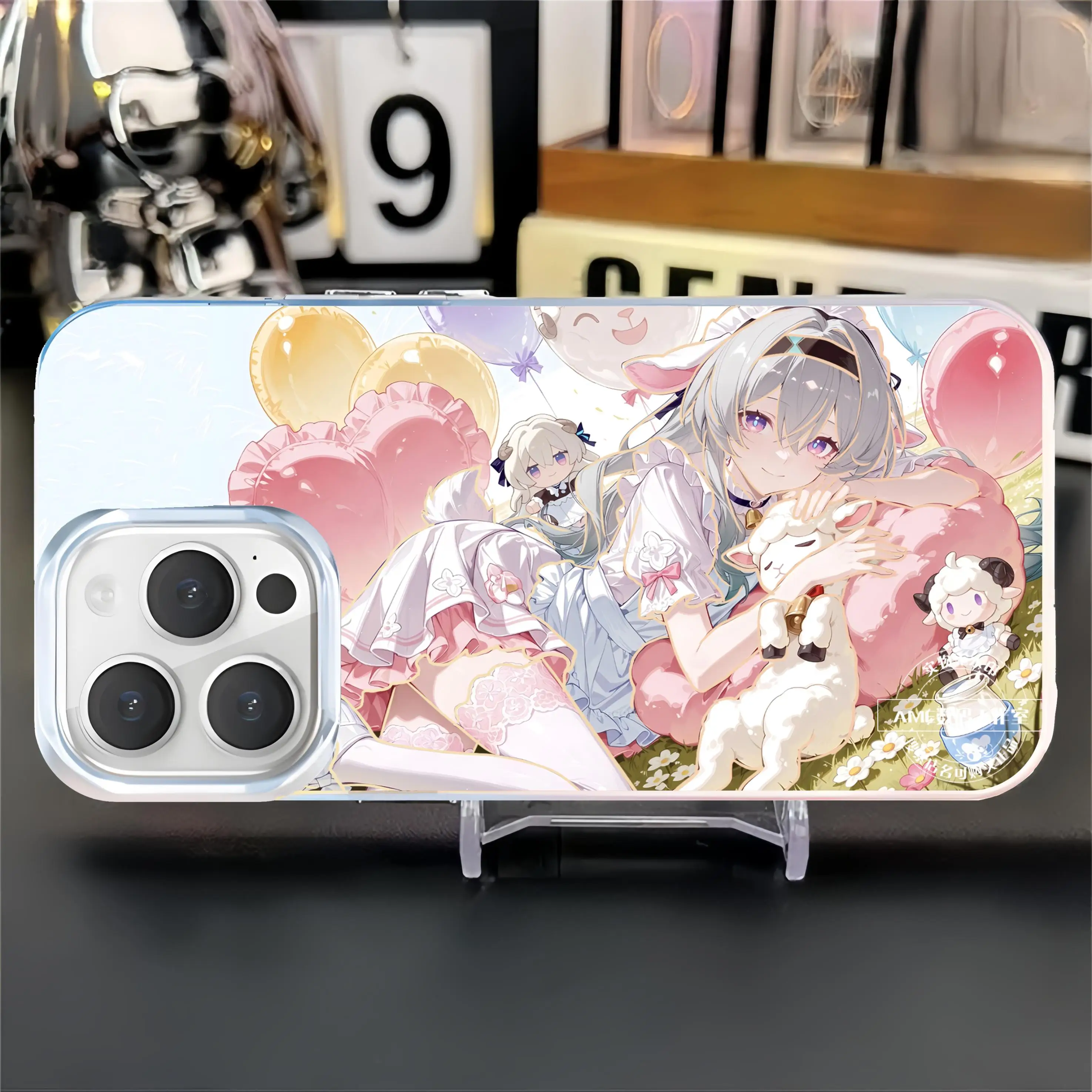 二次元キャラクター付きスマホケース：ガジェットマニアックに最適なアニメ風デザインの保護壳
