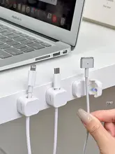 マグネット式ケーブルホルダー【デスク用・壁掛け・スマホ充電ケーブル収納】