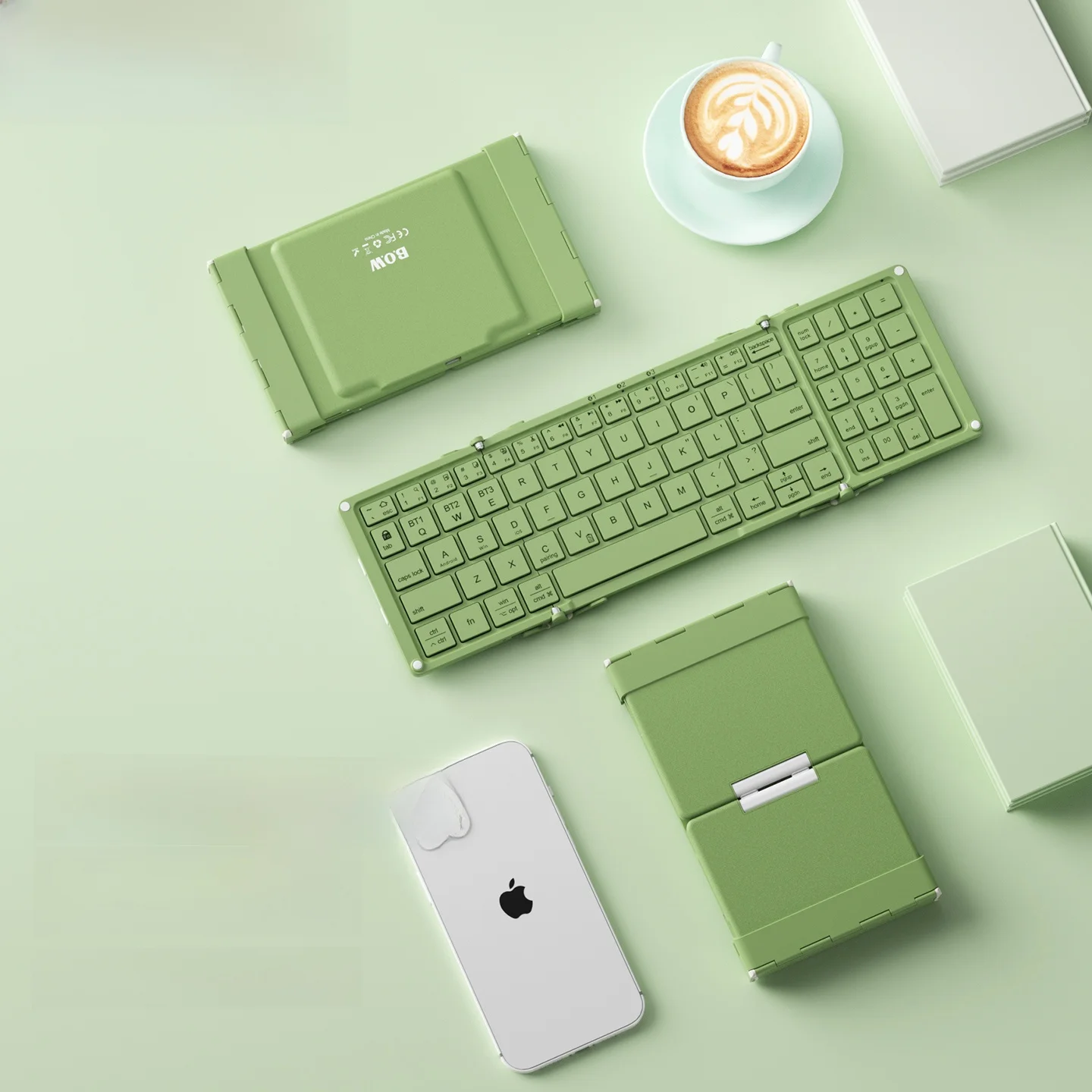 タッチパネル キーボードの実用性を検証：B．O．W iPad Pro対応三折りワイヤレスキーボード