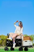 TAN XIAN ZHE アウトドア折りたたみ式子供キャンピングカー【寝かせることができるデザイン・レジャー用】