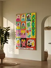 ドーパミン楽しい子供部屋の寝室の装飾絵画