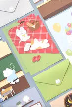 韓流 レターセット 猫柄 かわいい 日常 おしゃれ 感謝 ラブレター 「monolike」