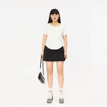 ホワイト半袖Tシャツ【大きいサイズ・シンプルデザイン・夏用】