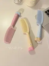 可愛い女性用ロングヘアブラシ【静電気防止・持ち運び可・髪を傷めないデザイン】