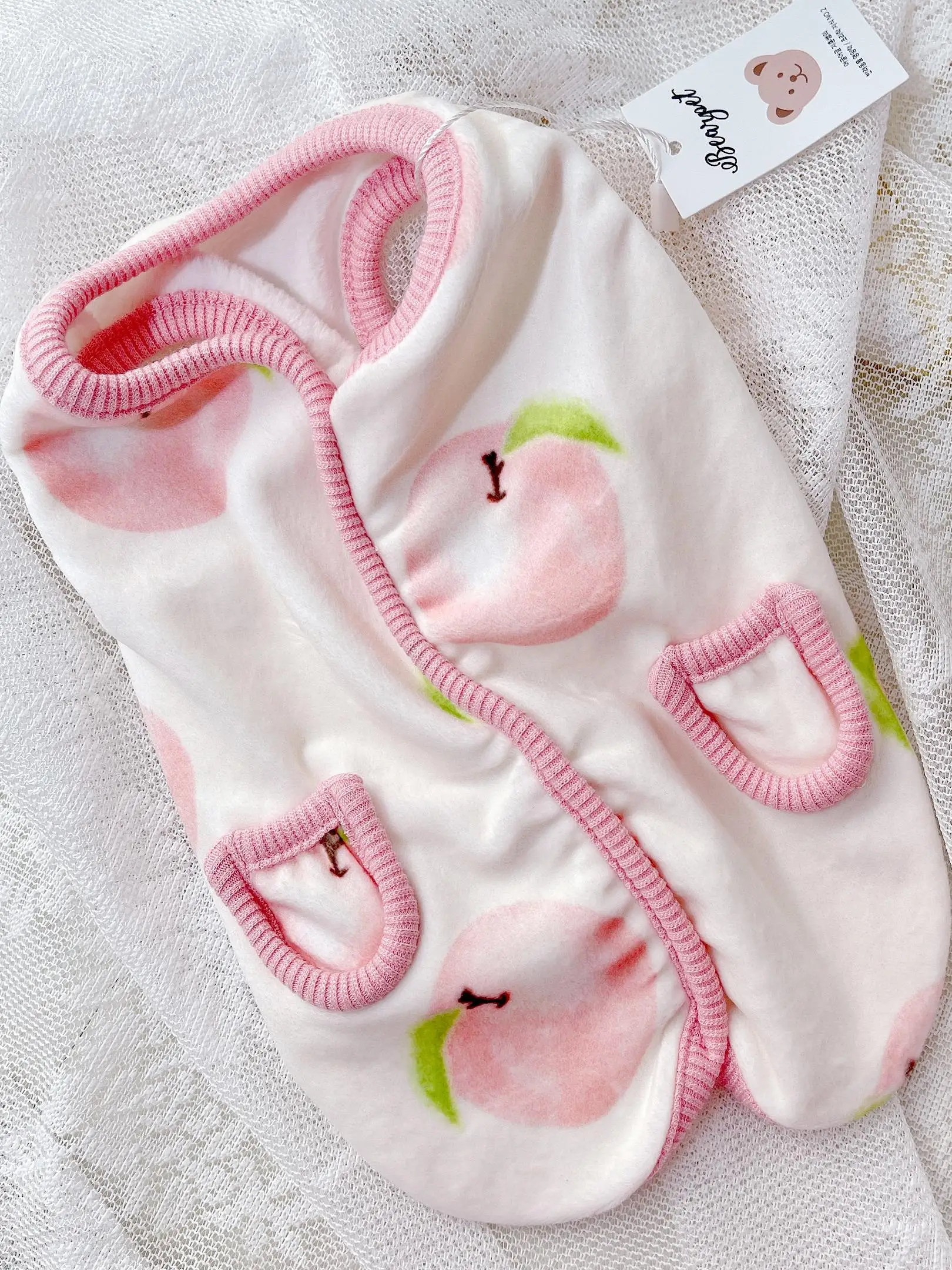 チワワ 服 xxs に合う水蜜桃風ベビーポケットベストのフィット感と実用性