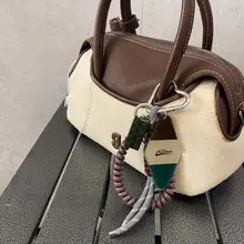 個性的なカーキーリング【編み込みストラップ・カップル対応・DIYアクセサリー】