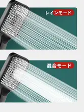 灰色シャワーヘッド【加圧タイプ・大口径・天井取り付け用】