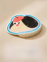 かわいいスポンジ型 キッチンクリーナー【木材パルプコットン・吸水性・耐久性】