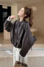 ライダースジャケット レディース レザー ストライプ パッチワーク アメカジ ヴィンテージ 甘辛MIX おしゃれ 秋物