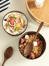 onlycook ココナッツシェルボウル【天然素材・サラダやヨーグルト用・家庭用】