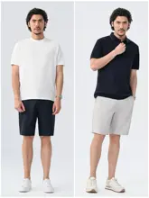 JSSD HOMME メンズ夏用シンプルストレートショートパンツ【無地デザイン】