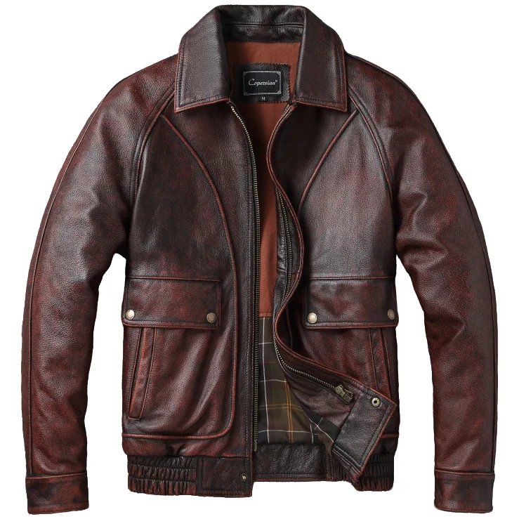 大人のレザークラフトで本革フライトジャケットを手に入れる：COPERSIANのヴィンテージ風メンズ皮衣