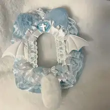 エンジェルテールデザインのレース付きカードケース【高品質・二次元・女子向け】