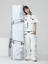 NANDN スノーボードバッグ【大容量・乾湿分離・ローラー付き】