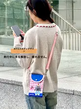 可愛らしいミニ旅行用パスポートポーチ【ショルダータイプ・収納に便利】