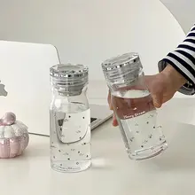 耐熱高硼硅ガラス製マグカップ【星柄・高デザイン・女子向け】