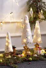 クリスマスツリー ファブリック LEDライト付き キラキラ インテリア オブジェ 店舗 ホテル デコレーション 雰囲気作り