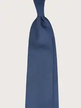 ブルー＆パープルドット柄 メンズ真 silkネクタイ【全手工・半裏仕立て・三層】