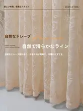 穴あけ不要 フランス風レースカーテン【防蚊・バルコニー用・伸縮ロッド対応】