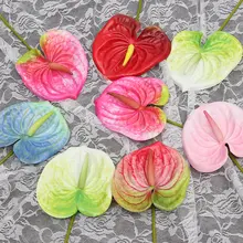 リアルな触感の造花 アンスリウムとフラミンゴのインテリア装飾【ウェディング用】