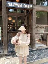 涼しげなデザインの肩出しトップスとパンツ【天絲・通気性・防晒・フィット】（セットアップ対応）