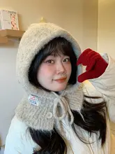 おしゃれなニットバラクラバ帽