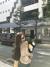 秋冬コーデに最適！腰果花柄ニットインナー【女性用・デザイントップス・兼用ボトム】（セットアップ対応）