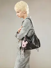 感あるトートバッグ【女性用・カジュアル・ショルダータイプ】