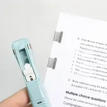 透明クリップ付き文具クリップ【オフィス用・書類固定・補充クリップ】