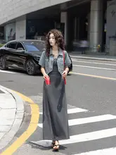 小柄向け デニムショートジャケット【カジュアル・薄手・ポロカラー・短袖】