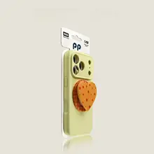 iPhone用白鹅绒スマホケース【ドット柄・ハート型・マグネットスタンド・衝撃吸収】