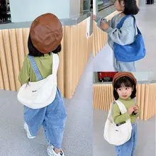 子供用帆布バッグ【シンプルデザイン・軽量・手提げ・斜め掛け可能】