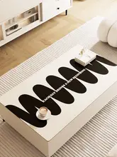 防水・防油・高級感のあるソフトレザー製テーブルマット【リビング・ダイニング用・茶卓用】