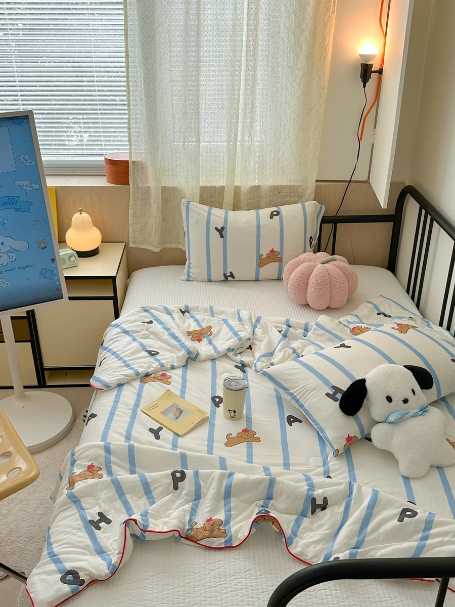 富士商店牛乳ニット掛け布団：夏季学生用32x25cmカートゥーンデザインの実用性と選び方
