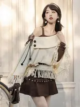 オリジナルフリース素材の浅秋漢服【国風・古典スタイル・女性用】（セットアップ対応）