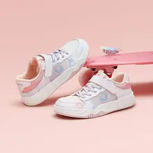 キッズ用春季スニーカー【防滑ソール・通気性・女の子用】（セットアップ対応）