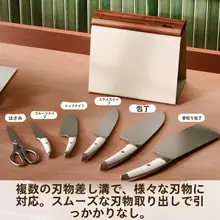 キッチン用包丁スタンド【多機能・水切り機能付き・穴あけ不要】