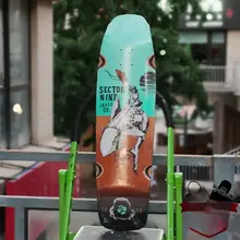 Sector9 サンタクルス ロングボード 板面デザイン スケートボード カーバー対応