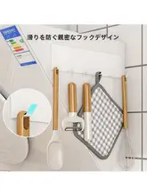 冷蔵庫用マグネットフック【キッチン・穴あけ不要・多機能収納】