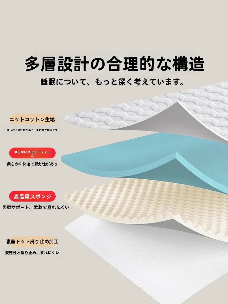 うつぶせ寝に最適な薄型メモリーフォームマットレスカバーの選び方